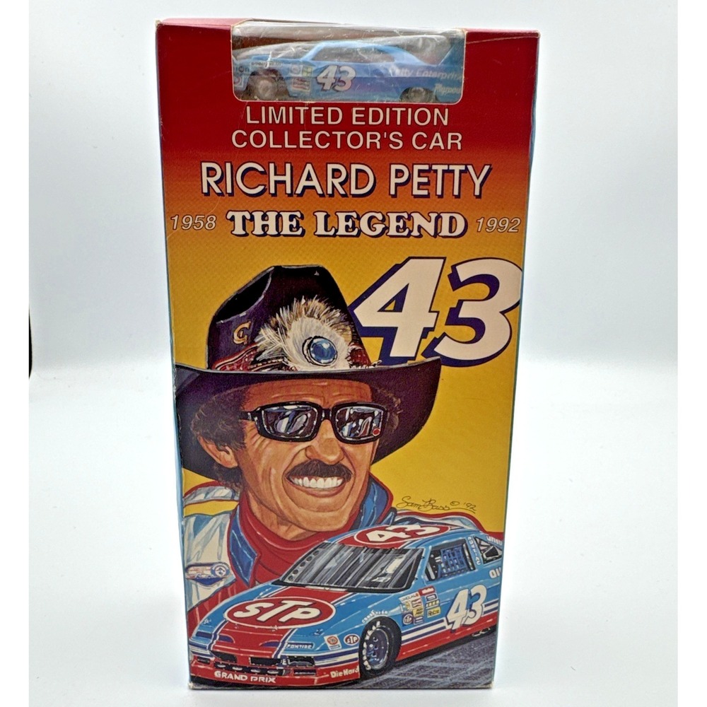 Richard Petty The Legend 1958-1992 VHS w/ Limited Edition Collector's Car‎